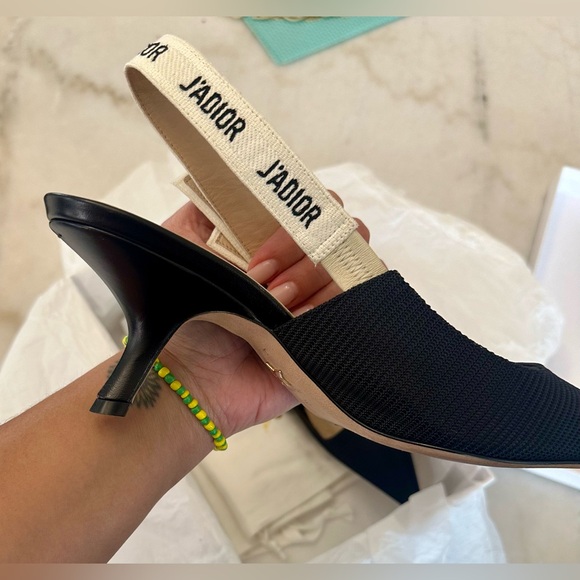 Dior J’Adior Black Slingback Pumps - Picture 12 of 14